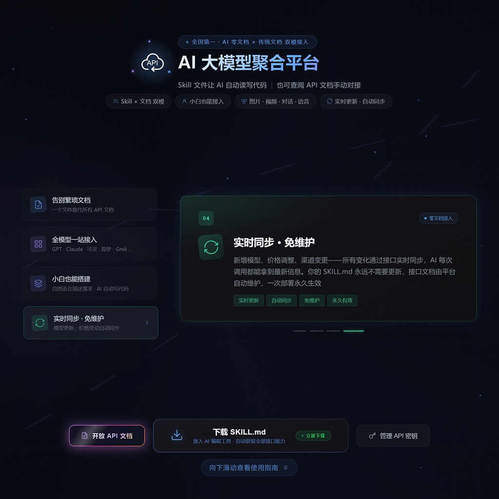 菁选灵创多模型后台API架构